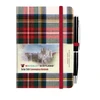 KNYGA Bookshop Waverley Commonplace Notebooks:Dress Stewart Tartan Mini Notebook with Pen (10.5 x 7cm)