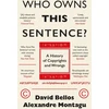 KNYGA Bookshop Who Owns This Sentence?