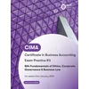 KNYGA Bpp Learning Media CIMA BA4 Fundamentals of Ethics, Corporate Governance and Business Law