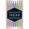 KNYGA Chronicle Books Staff Bright Ideas: 8 Metallic Double-Ended Colored Pens