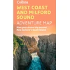 KNYGA Collins Maps West Coast and Milford Sound Adventure Map