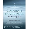 KNYGA David Larcker Corporate Governance Matters 4th edition