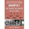 KNYGA David P Barash Oops!: The Worst Blunders of All Time