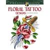 KNYGA Erik Siuda Creative Haven Floral Tattoo Designs Coloring Book