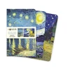 KNYGA Flame Tree Studio Vincent van Gogh Set of 3 Mini Notebooks