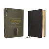 KNYGA Frank Charles Thompson ESV, Thompson Chain-Reference Bible, Large Print, Leathersoft, Juodas, Raudona Letter