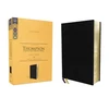 KNYGA Frank Charles Thompson KJV, Thompson Chain-Reference Bible, Large Print, Bonded Leather, Juodas, Raudona Letter, Comfort Print