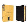 KNYGA Frank Charles Thompson KJV, Thompson Chain-Reference Bible, Large Print, Genuine Leather, Cowhide, Juodas, Raudona Letter, Comfort Print