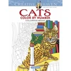 KNYGA George Toufexis Creative Haven Cats Color by Number Coloring Book