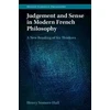 KNYGA Henry Somers Hall Judgement and Sense in Modern French Philosophy