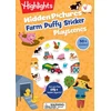 KNYGA Highlights Farm Hidden Pictures Puffy Sticker Playscenes