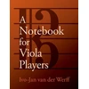 KNYGA Ivo-Jan van der Werff Notebook for Viola Players