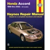 KNYGA Jay Storer Honda Accord (1998-2002) Haynes Repair Manual (USA)