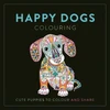 KNYGA Lom Art Happy Dogs Colouring