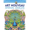 KNYGA Marty Noble Creative Haven Art Nouveau Animal Designs Coloring Book