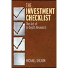 KNYGA Michael Shearn Investment Checklist