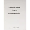 KNYGA Michael White ESSENTIAL MATHS 7 HIGHER HOMEWORK ANSWER BOOK