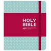 KNYGA New International Version NIV Journalling Mint Polka Dot Cloth Bible