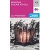 KNYGA Ordnance Survey Braemar &amp; Blair Atholl