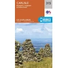 KNYGA Ordnance Survey Carlisle, Brampton, Longtown and Gretna Žalias