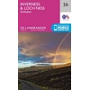 KNYGA Ordnance Survey Inverness &amp; Loch Ness, Strathglass