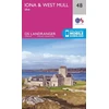 KNYGA Ordnance Survey Iona &amp; West Mull, Ulva