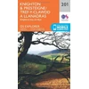 KNYGA Ordnance Survey Knighton and Presteigne Tref-y-Clawdd a Dyffryn Elan