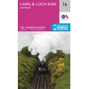 KNYGA Ordnance Survey Lairg &amp; Loch Shin, Loch Naver