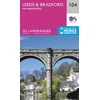 KNYGA Ordnance Survey Leeds &amp; Bradford, Harrogate &amp; Ilkley