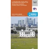 KNYGA Ordnance Survey London South, Westminster, Greenwich, Croydon, Esher &amp; Twickenham