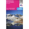 KNYGA Ordnance Survey Snowdon &amp; Caernarfon
