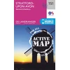 KNYGA Ordnance Survey Stratford-Upon-Avon, Warwick &amp; Banbury