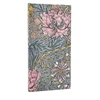 KNYGA paperblanks 2026 Morris Rožinė Honeysuckle (William Morris) Slim 12-month Horizontal Hardcover Flexi Dayplanner 2026 (Elastic Band Closure)