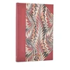 KNYGA paperblanks 2026 Rubedo (Cockerell Marbled Paper) Mini 18-month Horizontal Hardcover Flexi Dayplanner 2025-2026 (Elastic Band Closure)