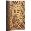 KNYGA paperblanks Chanin Spiral (New York Deco) Mini Lined Hardcover Journal