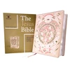 KNYGA Passion Jesus Bible Artist Edition, ESV, Leathersoft, Peach Floral
