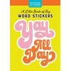 KNYGA Pipsticks®+Workman® Little Book of Big Word Stickers