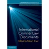 KNYGA Robert Cryer International Criminal Law Documents