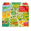 KNYGA Robson Kirsteen Usborne Book and Jigsaw At the Zoo