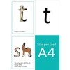 KNYGA Ruth Miskin Read Write Inc. Phonics: Set 1 Speed Sounds Cards A4 (Pack of 5)