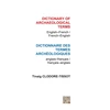 KNYGA Tinaig Clodore Tissot Dictionary of Archaeological Terms: English/French - French/English