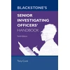 KNYGA Tony Cook Blackstone's Senior Investigating Officers' Handbook