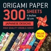 KNYGA Tuttle Publishing Origami Paper 300 sheets Japanese Designs 4" (10 cm)