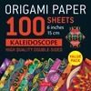 KNYGA Tuttle Tuttle Publishing Origami Paper 100 sheets Kaleidoscope 6" (15 cm)