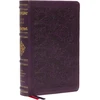 KNYGA Zondervan NKJV Large Print Reference Bible, Violetinė Leathersoft, Raudona Letter, Comfort Print (Sovereign Collection)