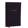 KNYGA Zondervan NKJV Personal Size Large Print Bible with 43,000 Cross References, Juodas Leathersoft, Raudona Letter, Comfort Print