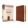 KNYGA Zondervan NRSVue, Holy Bible with Apocrypha, Compact, Leathersoft, Brown, Comfort Print