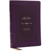 KNYGA Zondervan Publishing KJV Holy Bible: Giant Print Thinline Bible, Violetinė Leathersoft, Raudona Letter, Comfort Print: King James Version (Vintage Series)