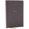 KNYGA Zondervan Publishing KJV Holy Bible: Paragraph-style Large Print Thinline with 43,000 Cross References, Gray Hardcover, Raudona Letter, Comfort Print: King James Version