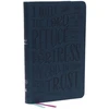KNYGA Zondervan Publishing KJV Holy Bible: Thinline Youth Edition, Teal Leathersoft, Raudona Letter, Comfort Print: King James Version (Verse Art Cover Collection)